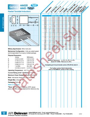 4445-23K datasheet  